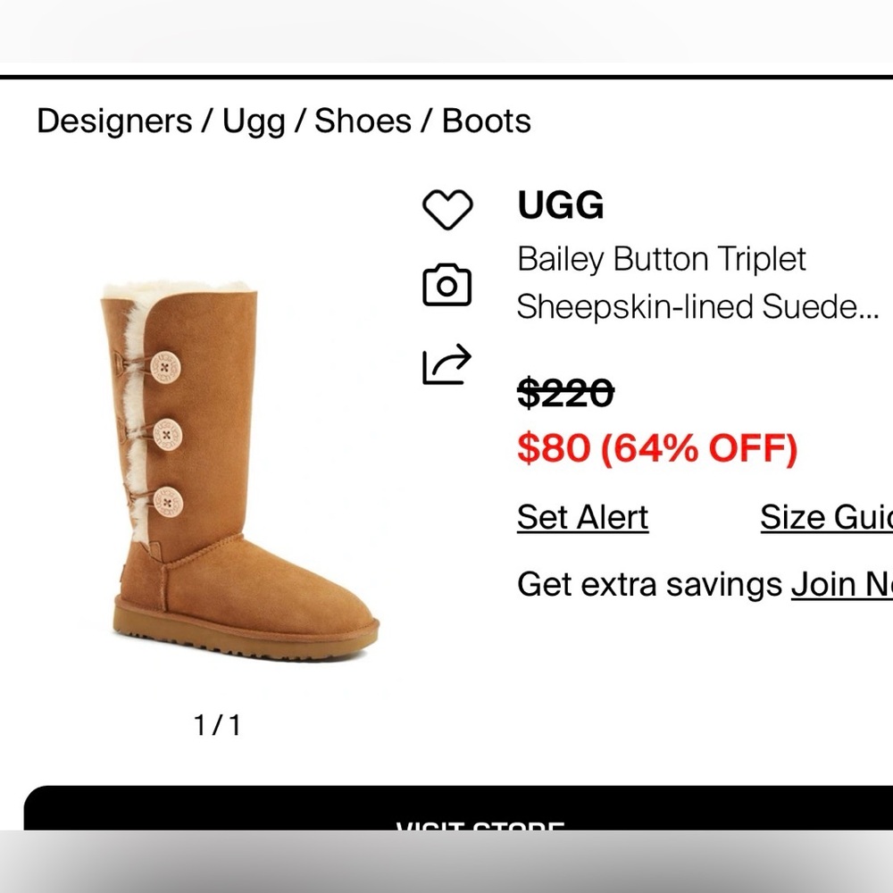 Bailey button UGGS - image 2